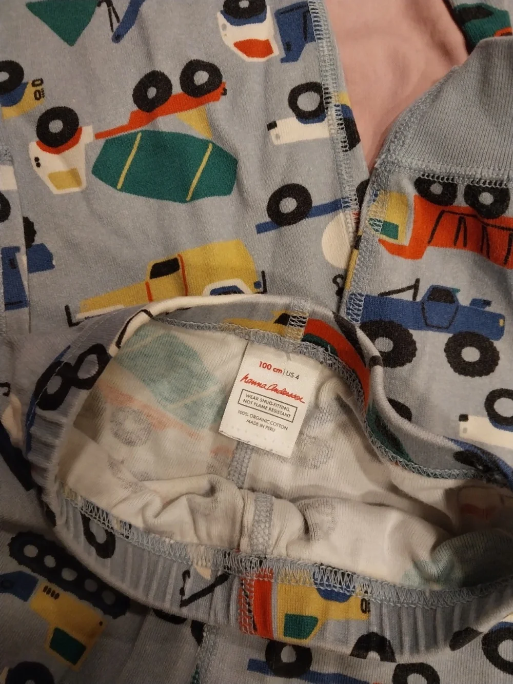 Truck Pajamas in Size 4